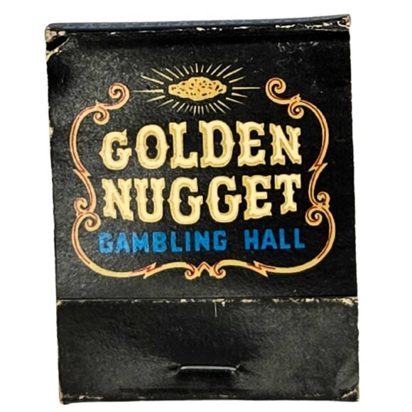 Vintage Rare Matchbook: “Golden Nugget Gambling Hall" Downtown Las Vegas, NV - Picture 1 of 4